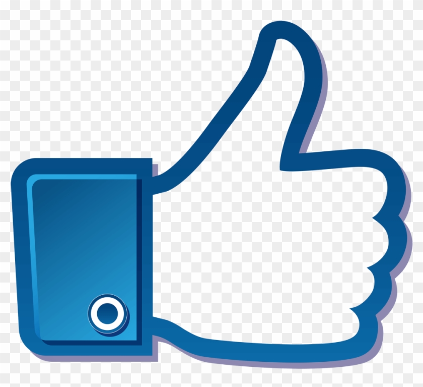 Facebook's Classic Thumbs Up - Like Clipart