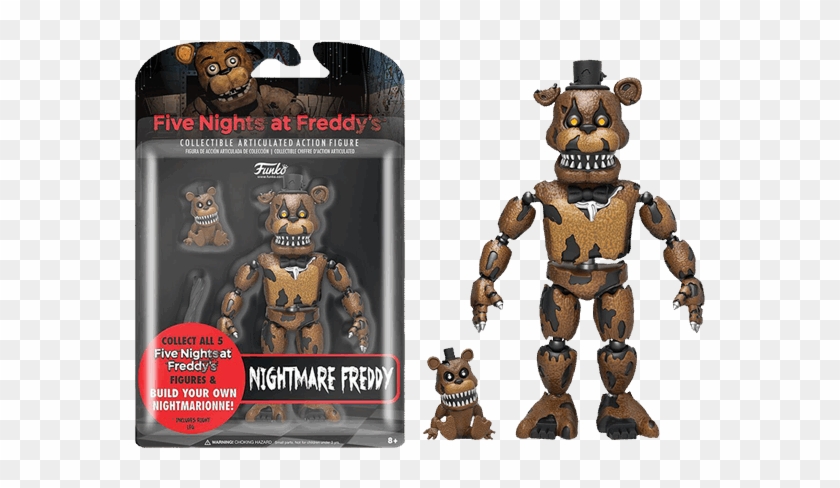 Five Nights At Freddy's - Fnaf Nightmare Freddy Figure Clipart