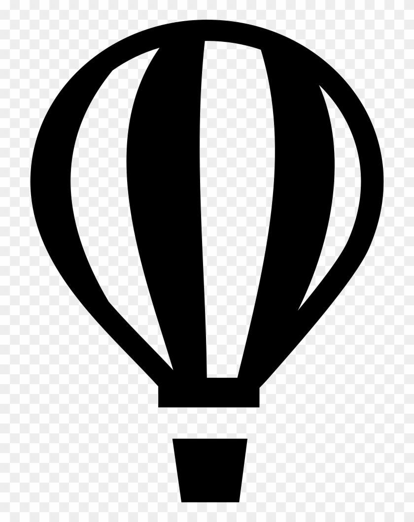 Image Black And White Balloons Svg Png Air - Hot Air Balloon Svg Free Clipart #416192