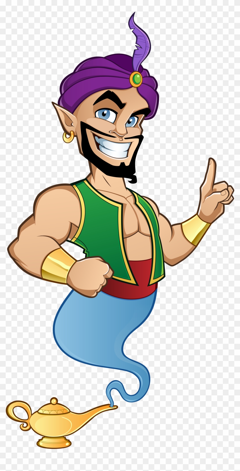Genie Png Clipart Image - Genie Clipart Transparent Png #416286