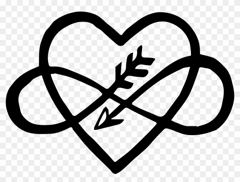 Infinity Heart Symbol - Love Infinity Symbol Png Clipart