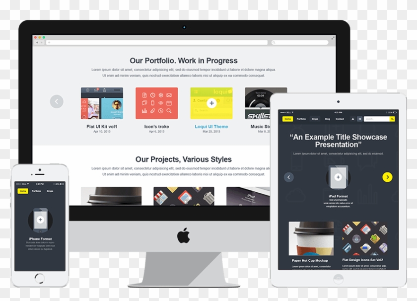 Get Website Designed Web Design Home Crm Software Development - Showcase Responsive Theme Clipart