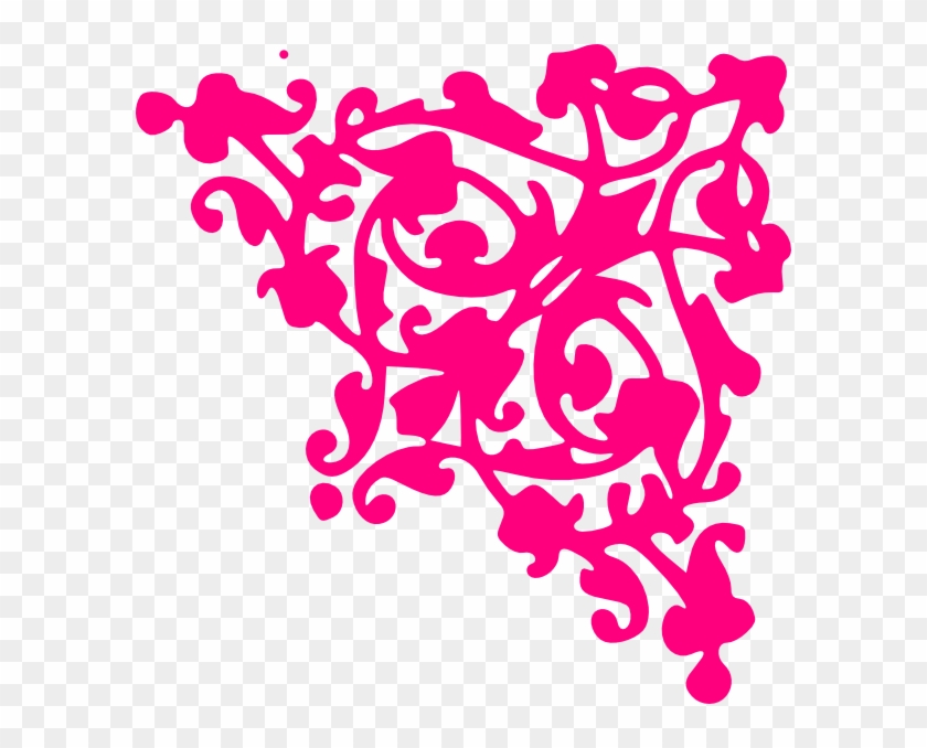 Corner Border Border Corner Clip Art At Vector Clip - Pink Corner Border Png Transparent Png