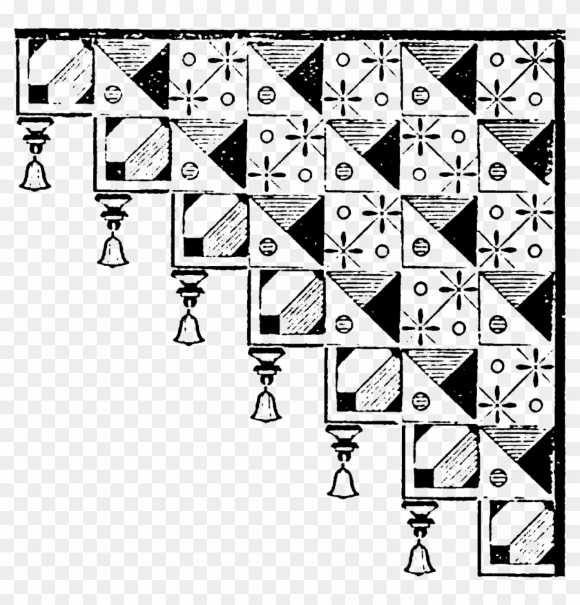 Fancy Corner Borders Png - Black And White Corner Border Design Clipart