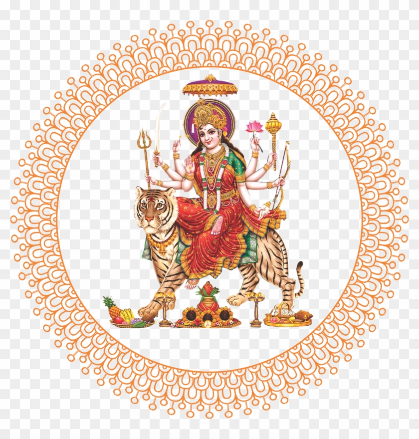 Durga Puja - Jai Mata Di Png Clipart #416900