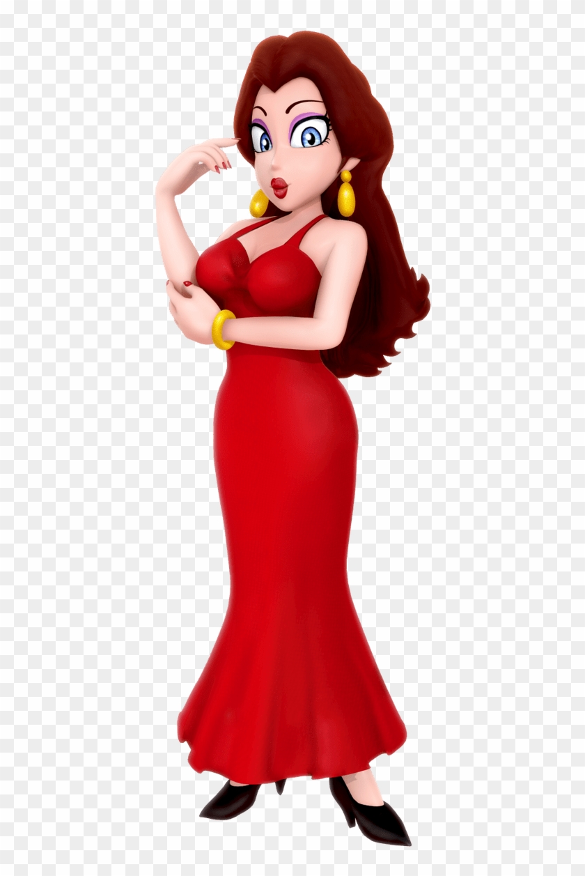 Pauline Super Mario Odyssey - Mario Pauline 3d Model Clipart