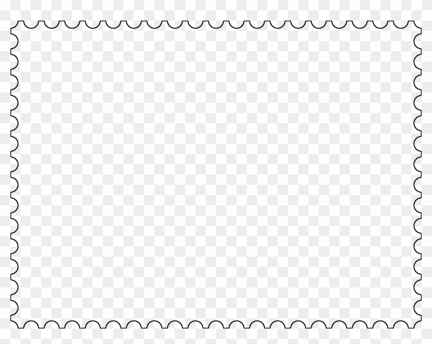 Clip Art Stamp Huge Freebie Download - Post Card Border Transparent - Png Download