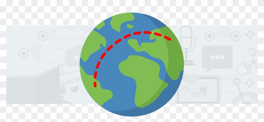 Long-distance Podcast Recording - Earth Clipart