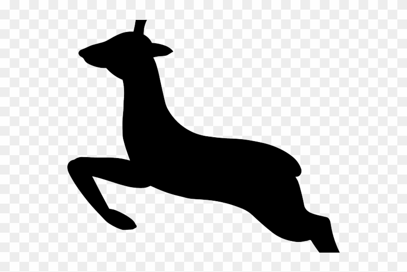 Reindeer Antlers Clipart - Black Png Reindeer Clipart Transparent Png #417556