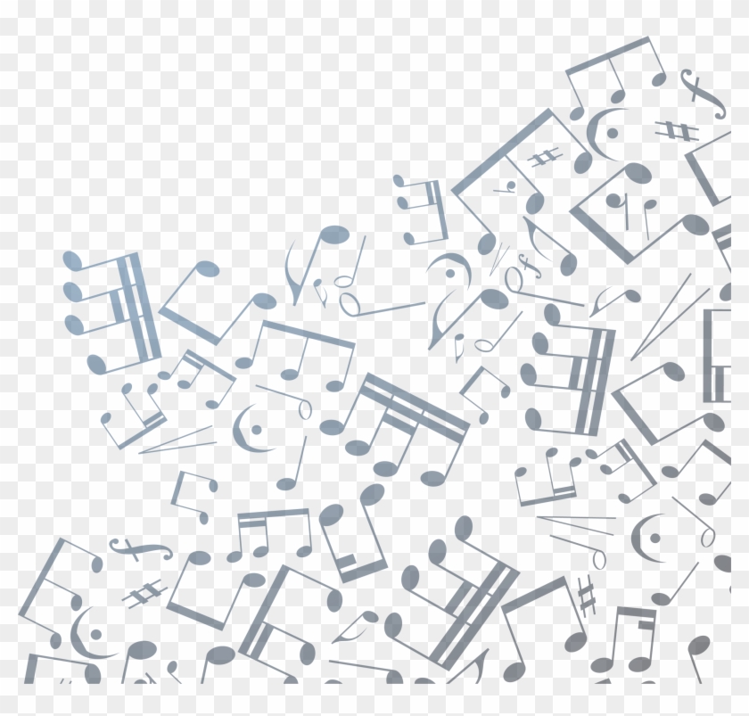 Musical Blue Brief Notes Transprent Png - Musical Note Clipart #417650