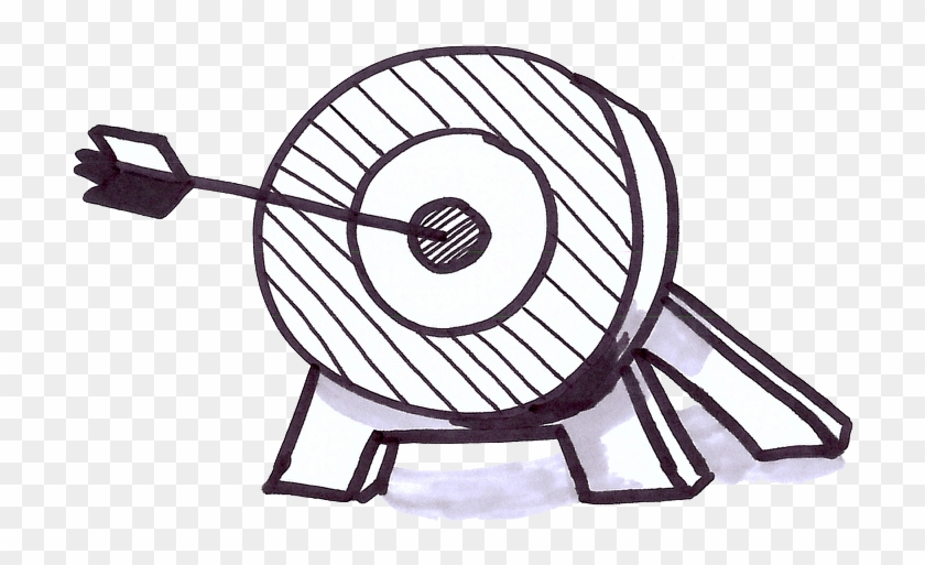 Target With Arrow In Bullseye - Système De Blocage En Rotation Clipart #417780