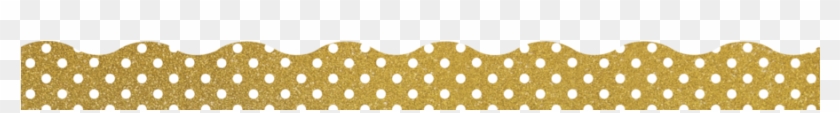 Clingy Thingies Gold Shimmer With White Polka Dots - Gold Polka Dot Border Clipart #417902