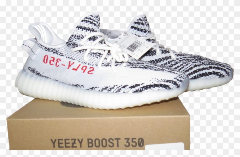 Image Of Adidas Yeezy Boost V2 "zebra" Clipart
