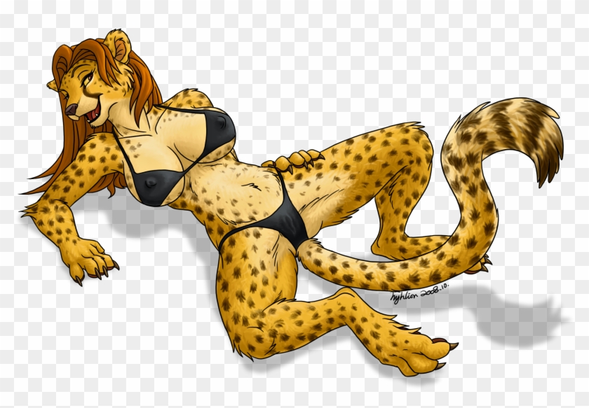 Fahada In Black Bikini Clipart