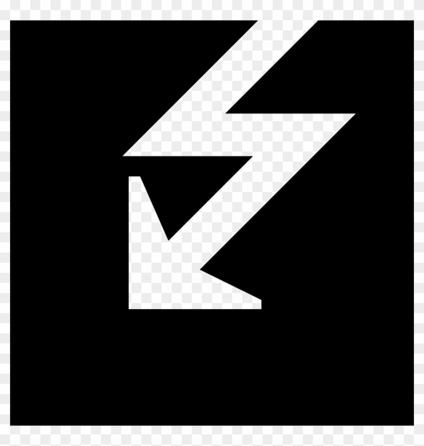 Lightning Bolt Button Comments - Triangle Clipart