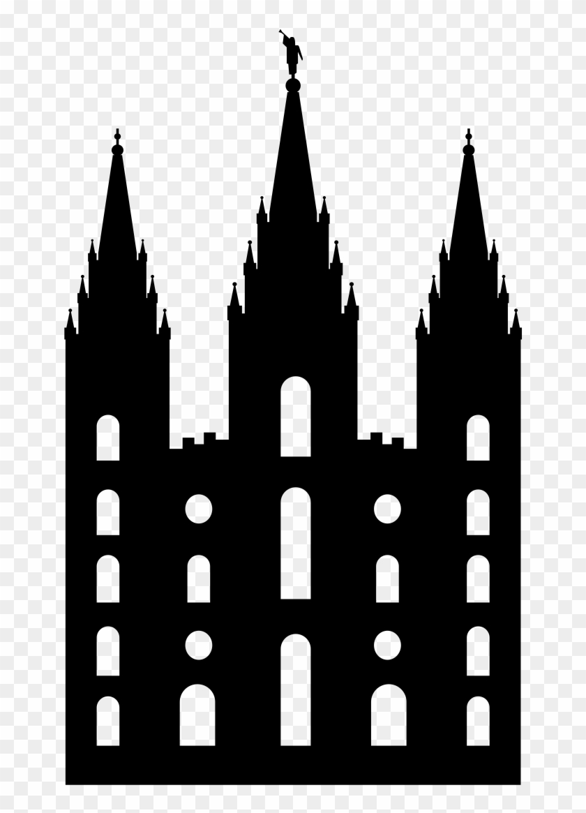 Big Image - Salt Lake Temple Icon Clipart