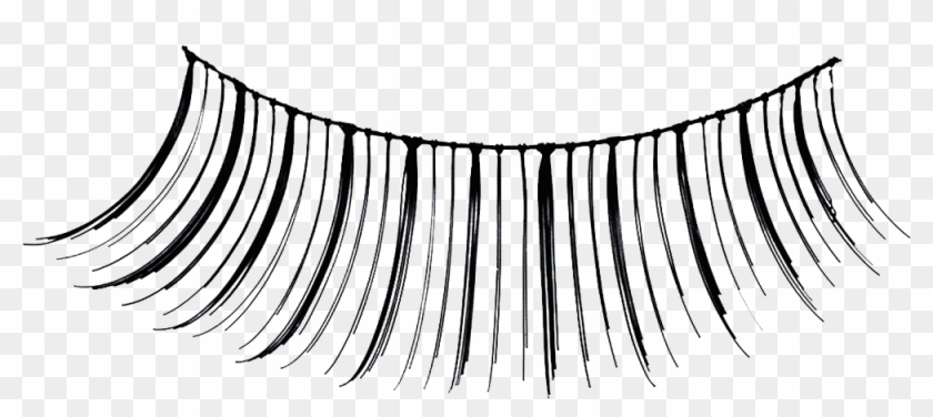 Pre-glued False Eyelashes - Wimpern Png Clipart
