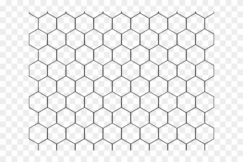 Clip Honeycomb Clipart Black And White - Circle - Png Download #418793