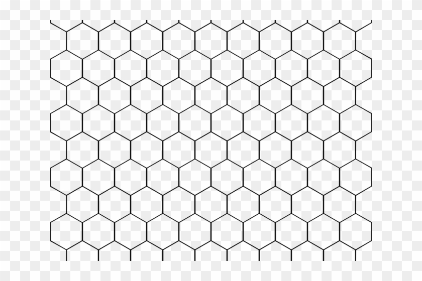 Clip Honeycomb Clipart Black And White - Circle - Png Download