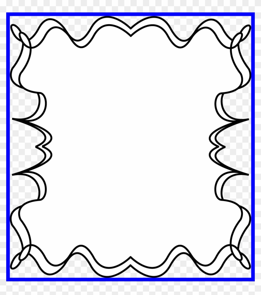 16 Ideas Of Star Clipart Black And White Outline - Border Picture Frame Halloween - Png Download