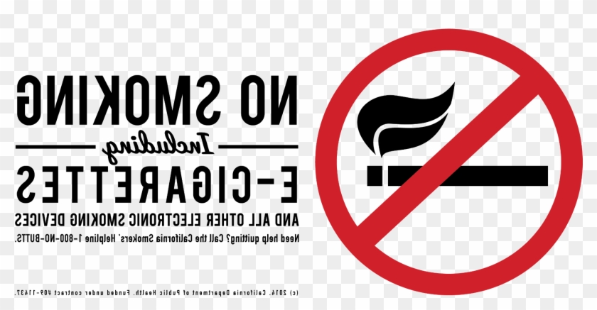 No Smoking E-cigarettes Sign Png - No Smoking Sign Printable Pdf Clipart