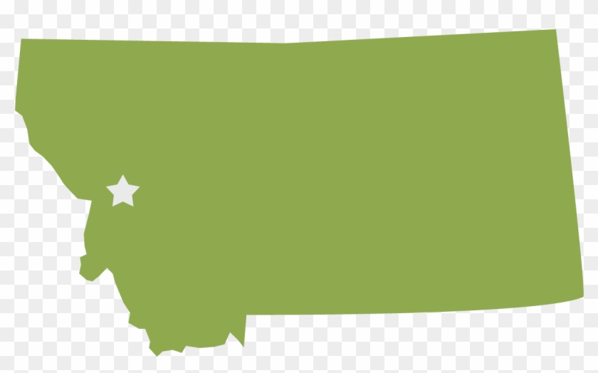 Population - Montana State Flag Shape Clipart #418988