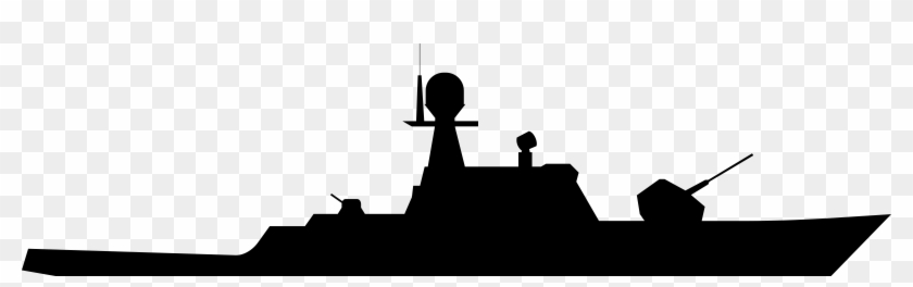 Download Military Silhouette Clip Art - Naval Ship Clipart - Png
