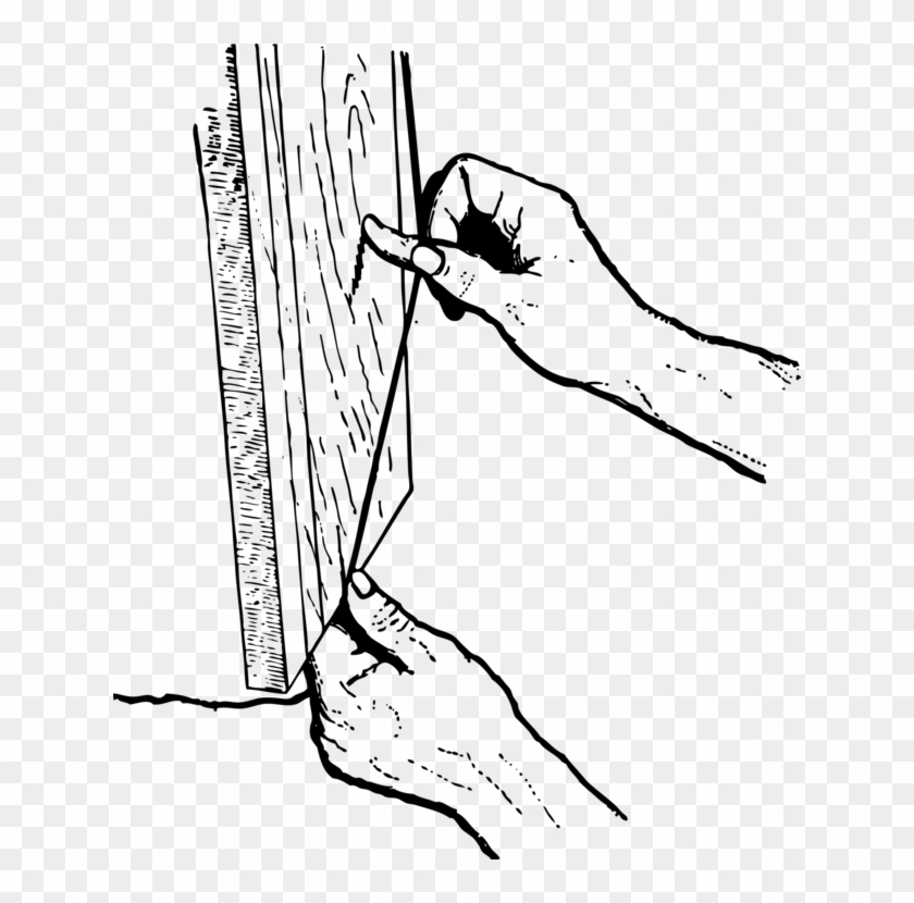 Computer Icons Drawing Sidewalk Chalk Download - Chalk Line Tool Drawings Clipart #419192