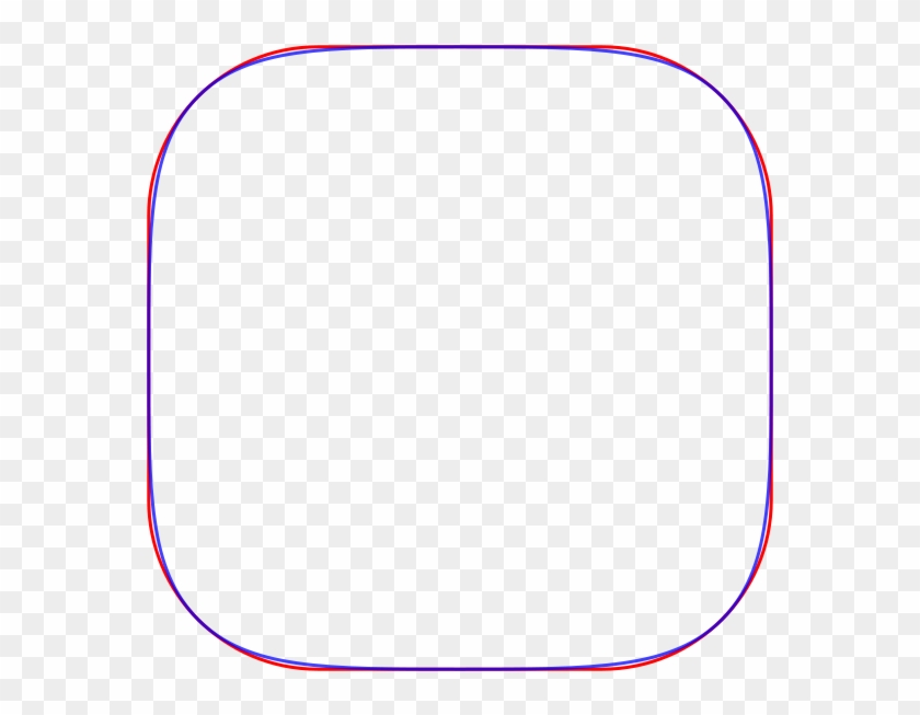 Square Outline Rounded Edges 113874 - Circle Clipart