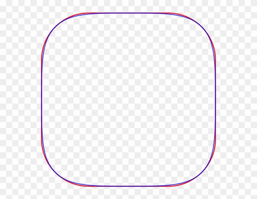 Square Outline Rounded Edges 113874 - Circle Clipart