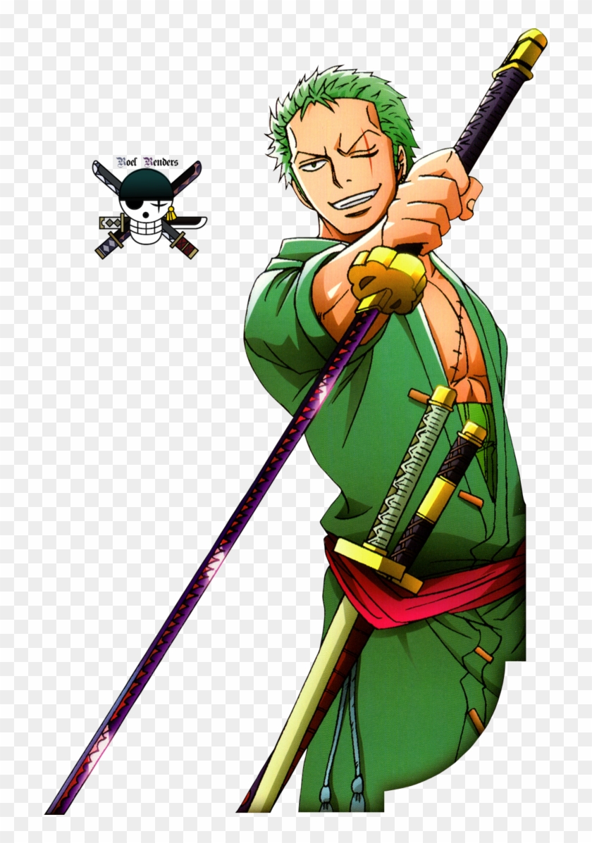 Zoro One Piece Render Clipart #419415