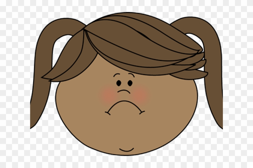 Sadness Clipart Angry Face - Girl Carrying Books Clipart - Png Download #419510