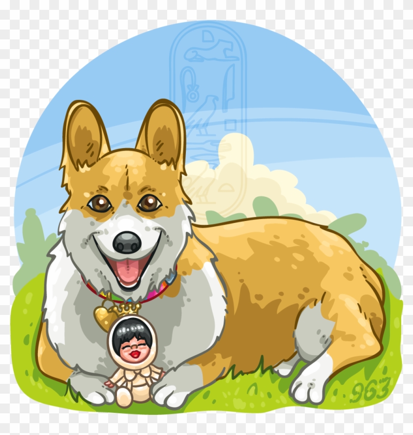 Gaius, The Wonder Corgi - Pembroke Welsh Corgi Clipart #419667