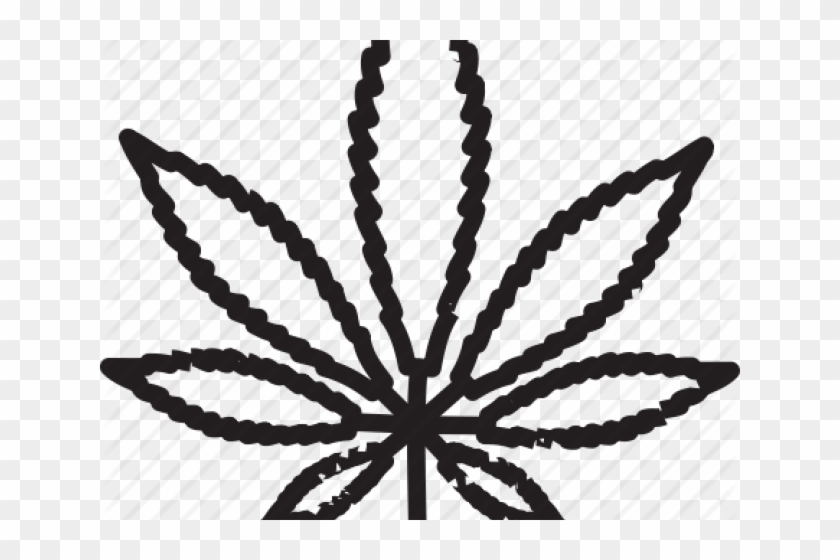 Drawn Cannabis Spliff - Marijuana Icon Transparent Clipart #4100095