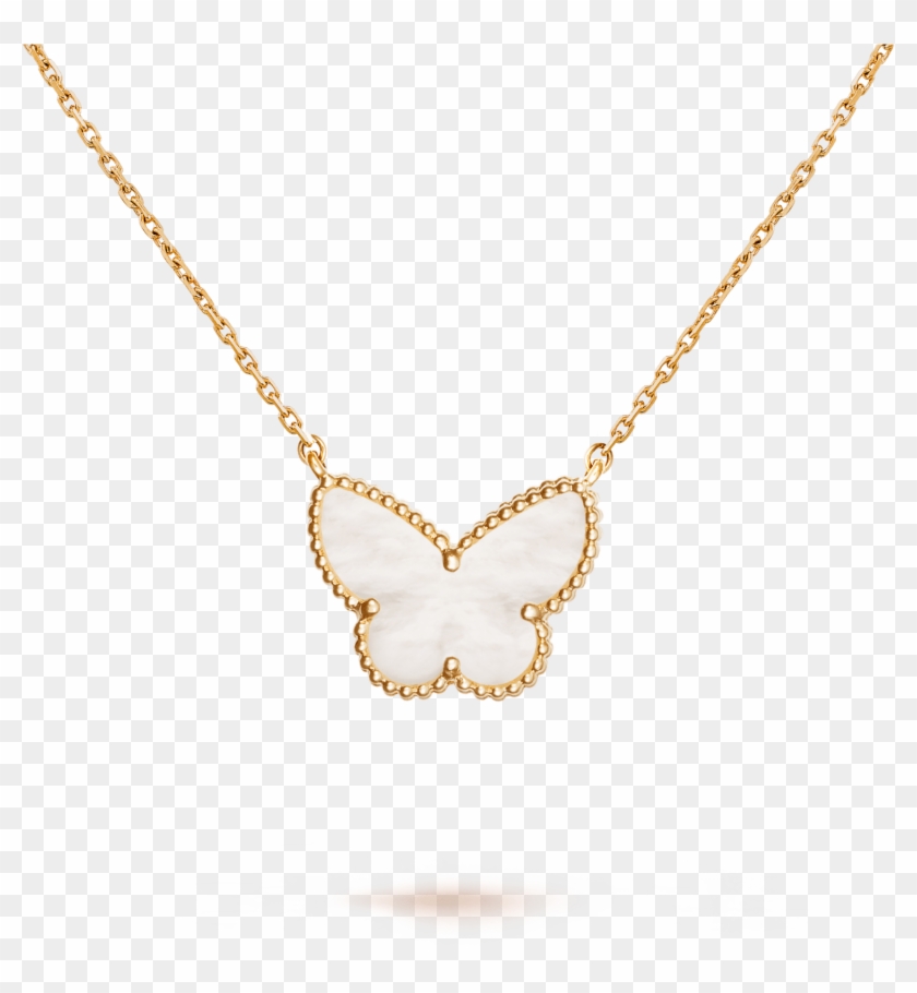 Lucky Alhambra Butterfly Pendant, - Necklace Clipart