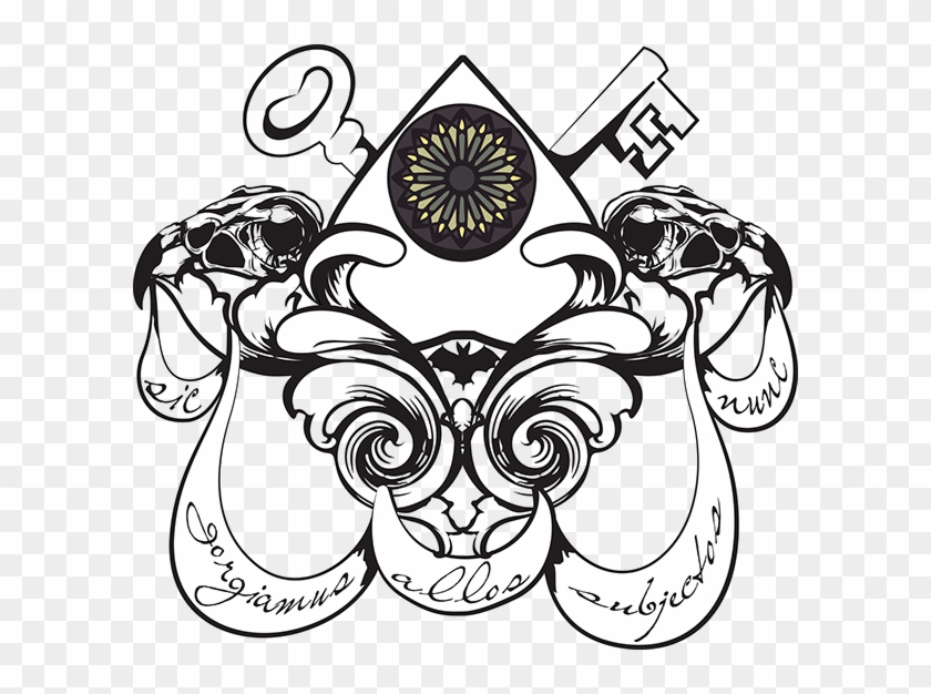 Custom On Behance - Dark Gothic Family Crest Clipart #4101527