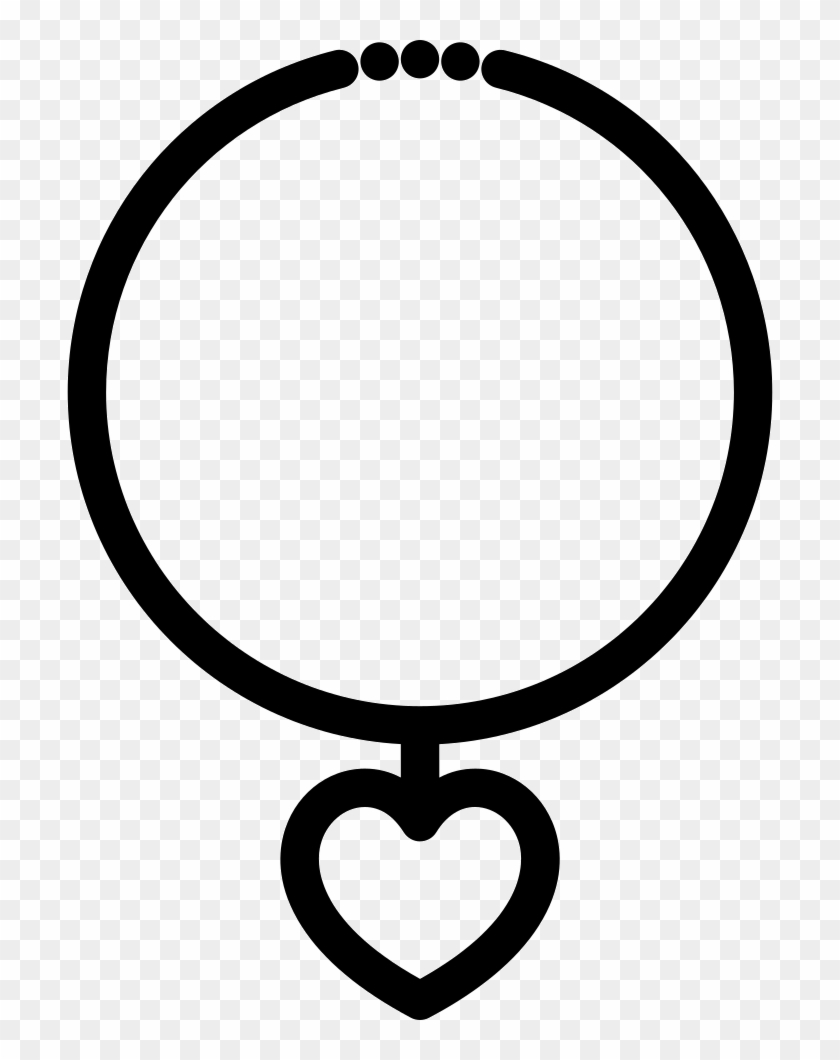 Heart Shaped Necklace Comments - Circle Clipart #4101613