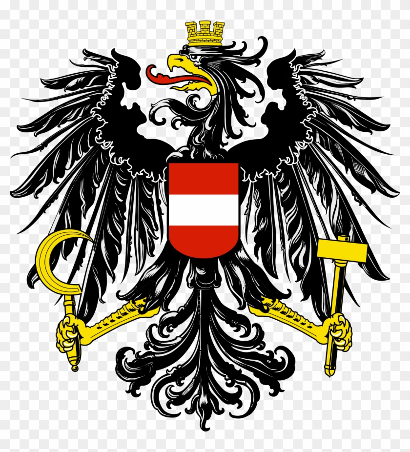 Austrian Coat Of Arms - Brasao De Armas Da Austria Clipart