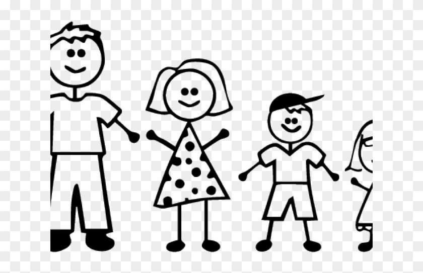Stick Family - Stick Figure Clip Art Dad - Png Download