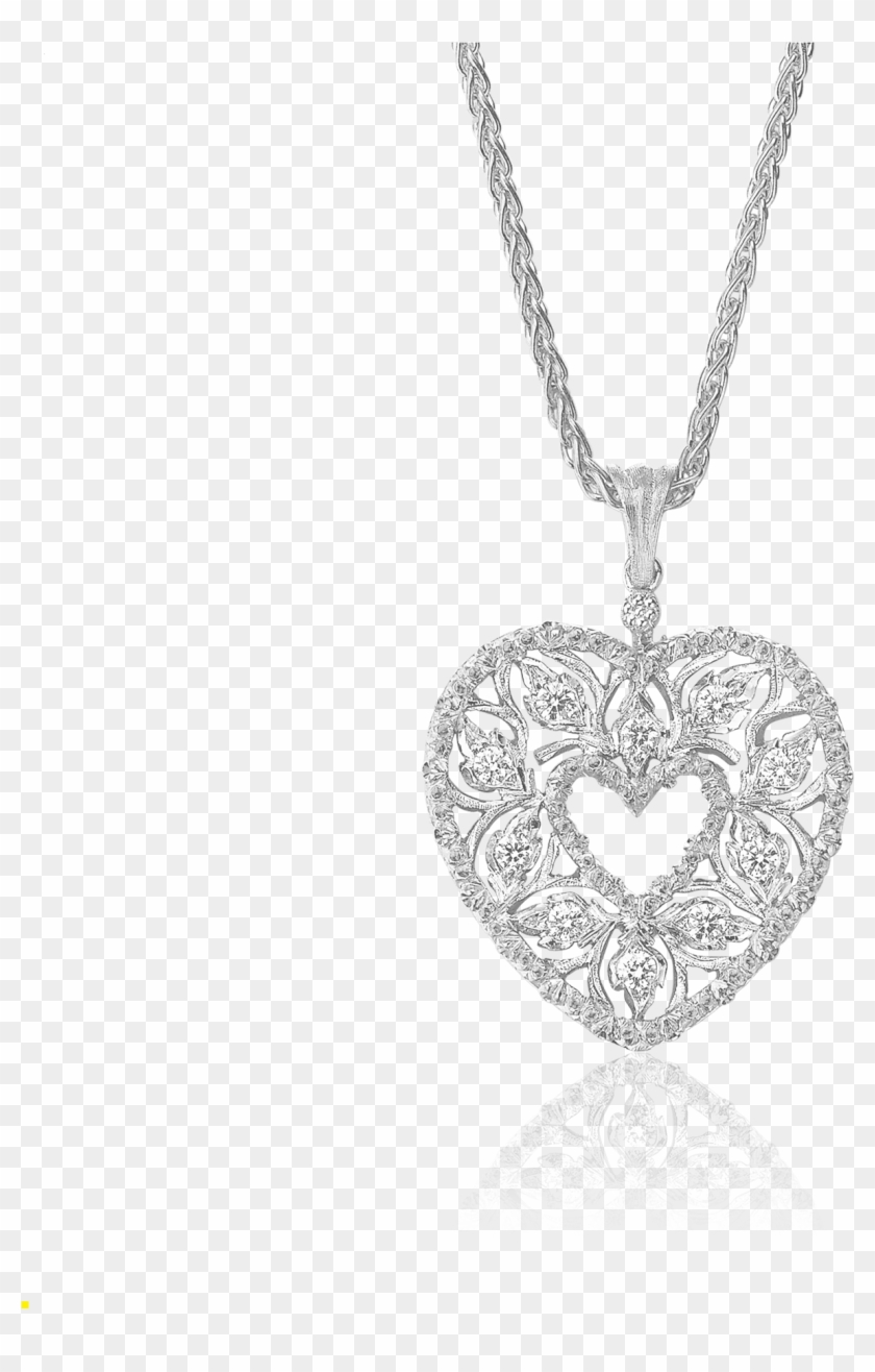 Ramage Heart Pendant - Ciondoli Buccellati Clipart #4101819