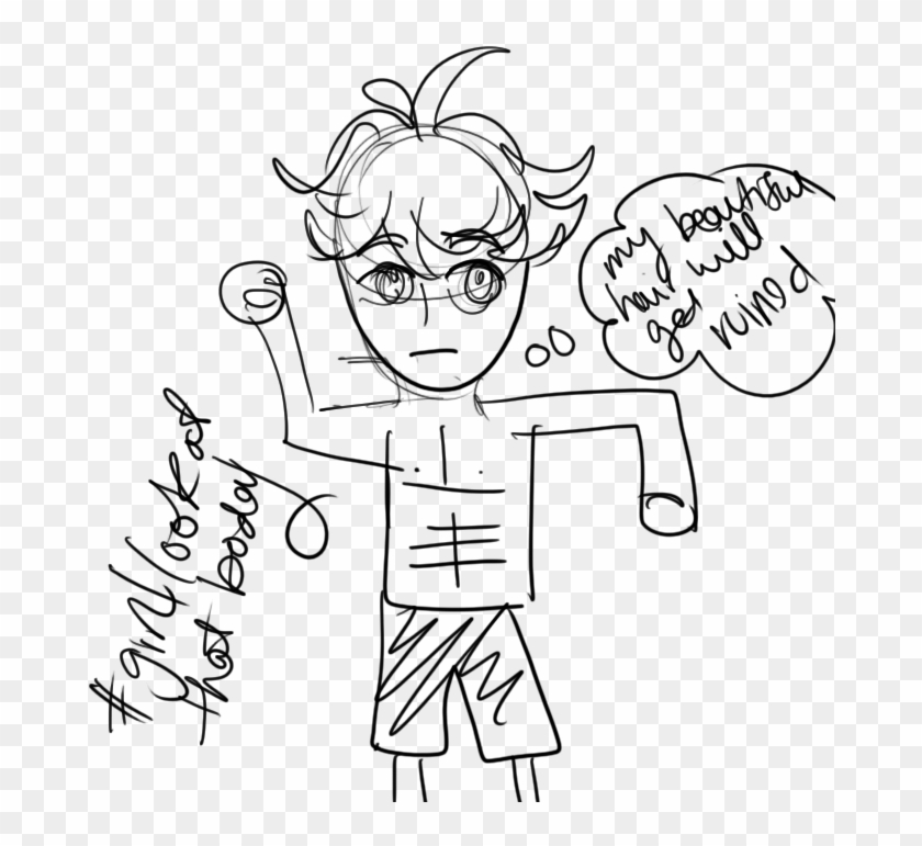 ^he's A Pool Noodle Btw - Cartoon Clipart