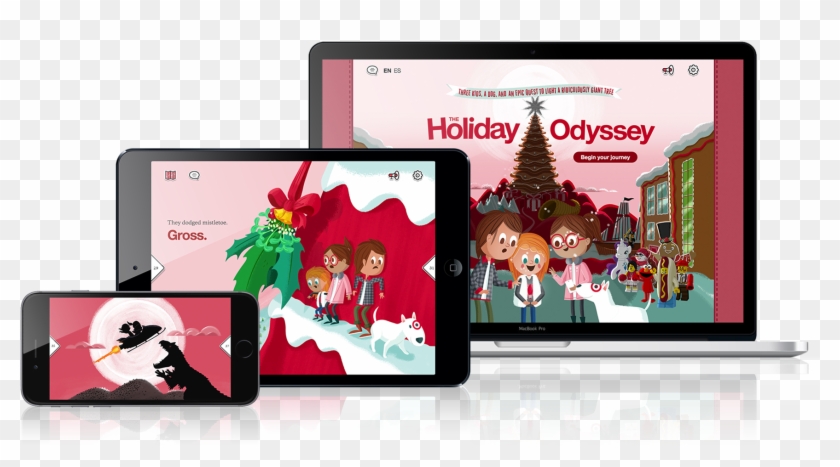 A 50 Page Interactive Children's Book That Tells The - Target Holiday Odyssey Clipart #4102572