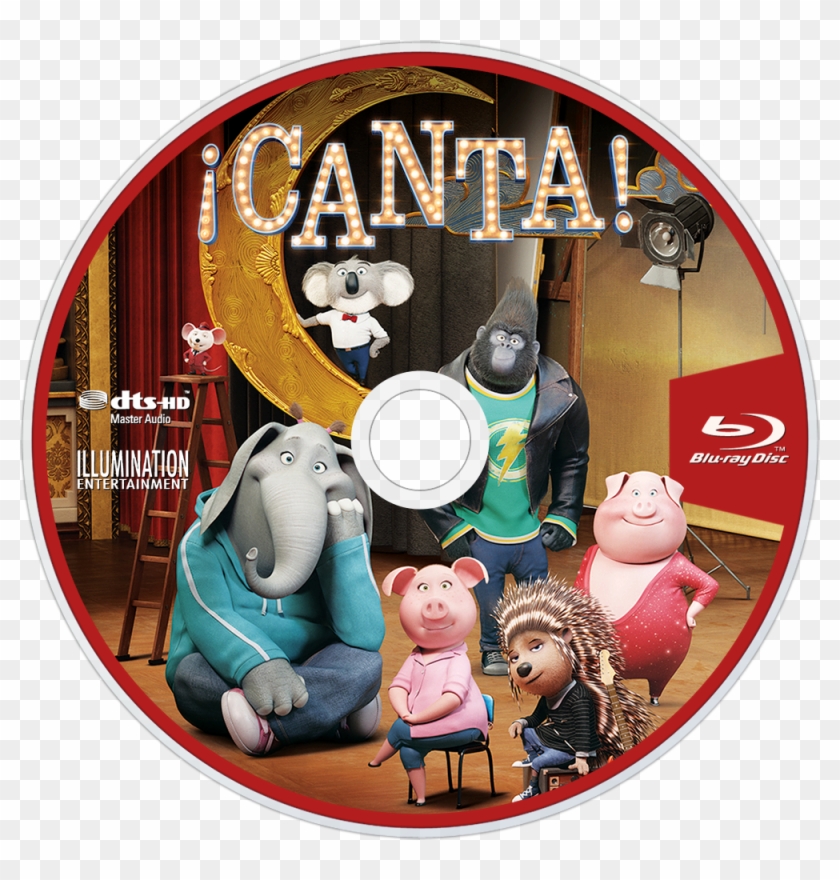 Sing Bluray Disc Image - Sing 2016 All Character Clipart #4102668
