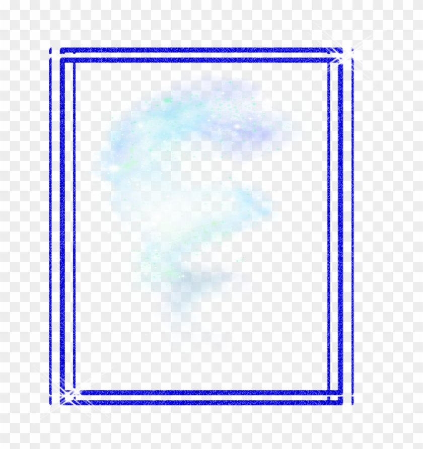 #mq #blue #dust #smoke #frame #frames #border #borders - Electric Blue Clipart