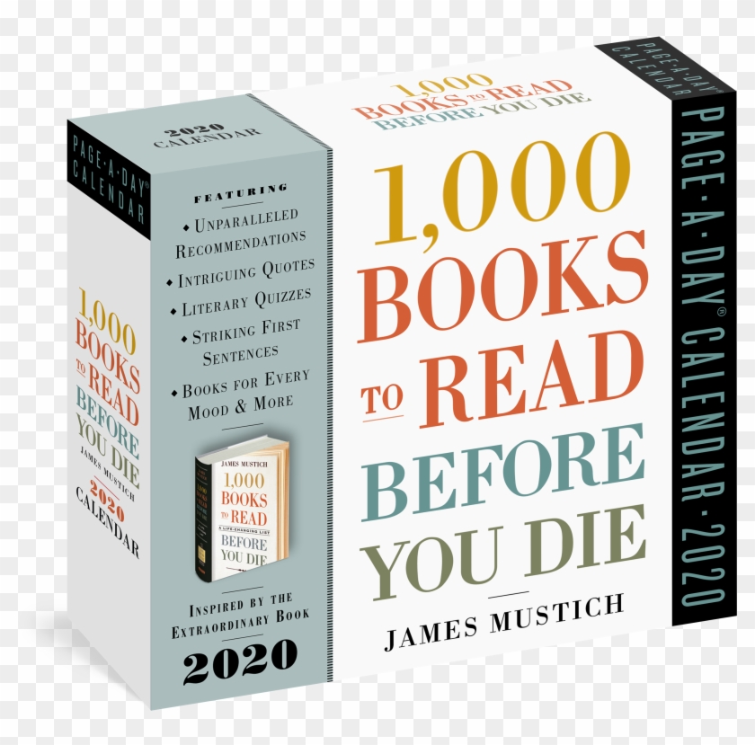1,000 Books To Read Before You Die Page A Day Calendar - Book Cover Clipart #4102923