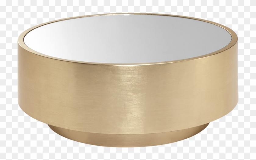 Adorable Round Gold Coffee Table Of Table - Bangle Clipart