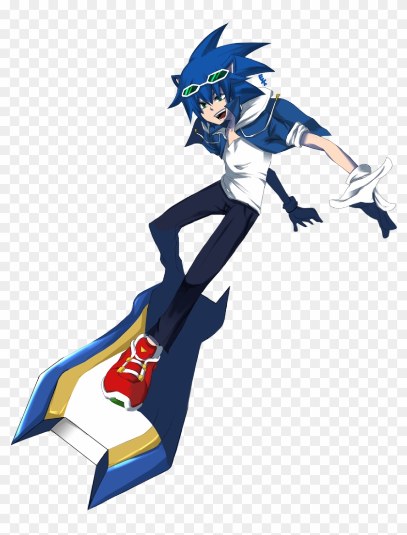 Human Sonic Riders - Human Sonic The Hedgehog Clipart