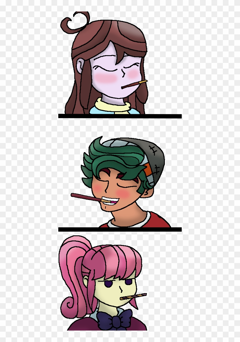 Equestria Girls, Food, Peppero, Pocky, Pocky Day, Safe, - Cartoon Clipart #4103733