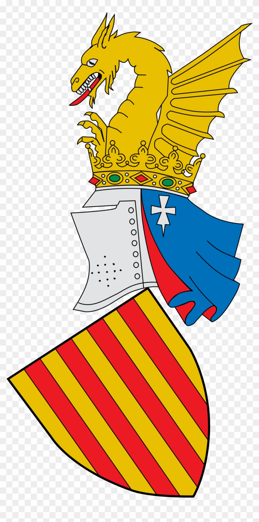 Post - Comunidad Valenciana Coat Of Arms Clipart #4104066