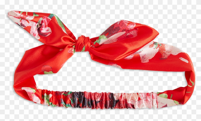 Headband With Bow Red - Headband Clipart #4104191